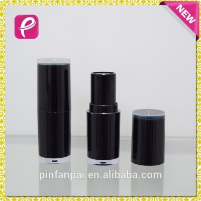 Fashion Round Black Empty Lipstick Tube Container