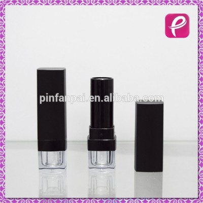 Hot selling Square matte black lipstick container beauty tube